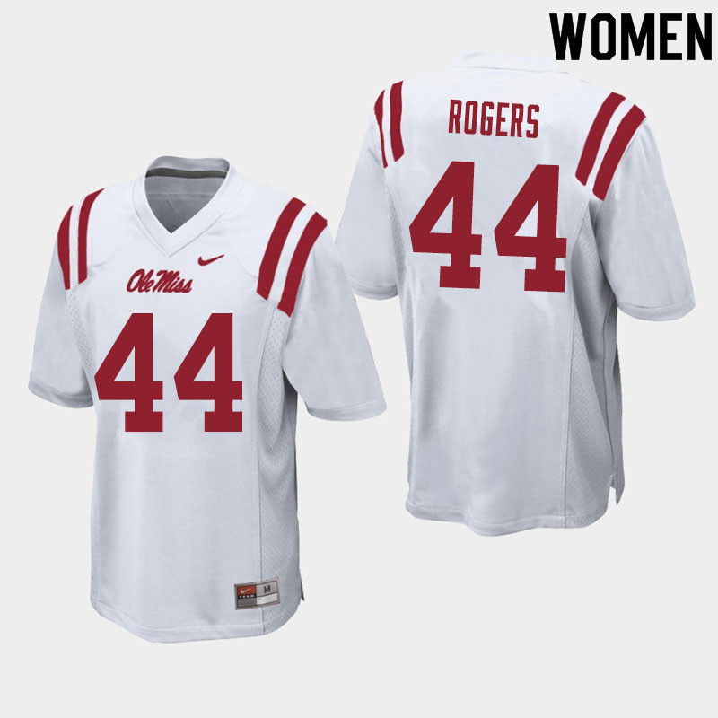 Payton Rogers Ole Miss Rebels NCAA Women's White #44 Stitched Limited College Football Jersey SWY7358WR